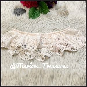 Victorias Secret Strapless Lace No Slip Bralette S